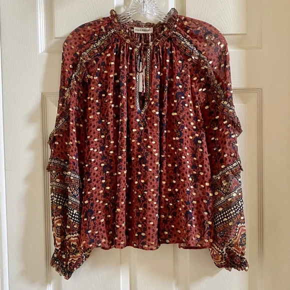 Ulla Johnson Silk Calista Blouse S / US2